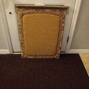 Tan Fabric Pin Board